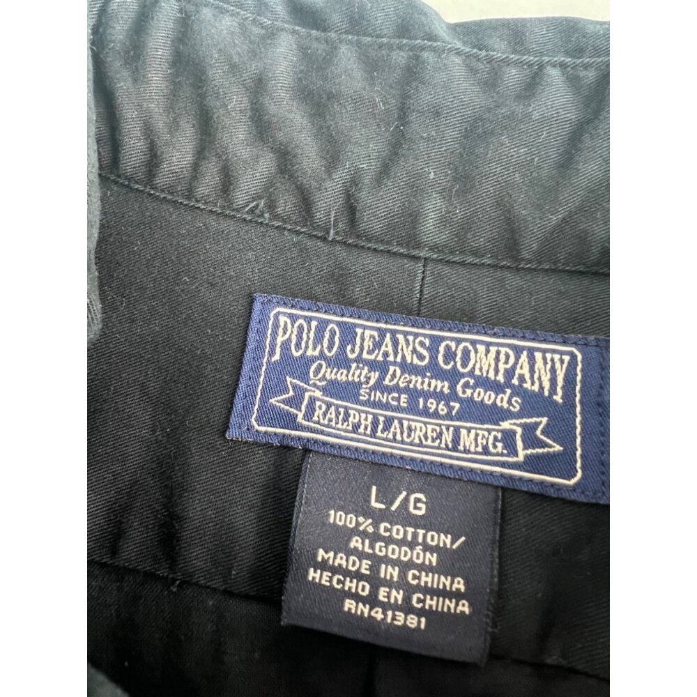 VTG Polo Ralph Lauren "Schools Out" Men Shirt Size L Embroidered Anchor Nautical - Picture 5 of 7